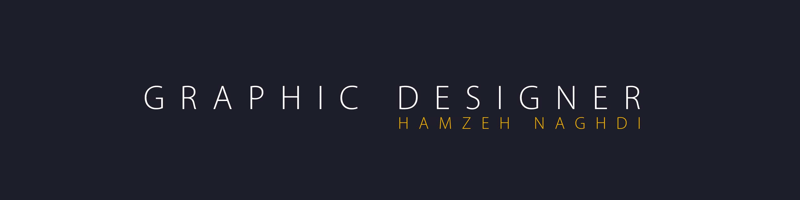 Hamzeh Naghdi, graphic designer